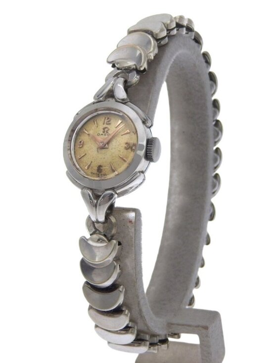 OMEGA Antique Cal.244 Watches IvoryDial Stainless Steel Hand Winding Analo... main image 5